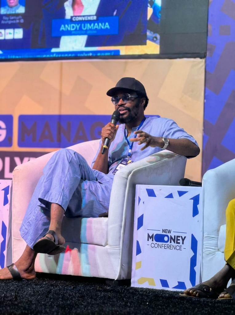 Founder speaking at conference